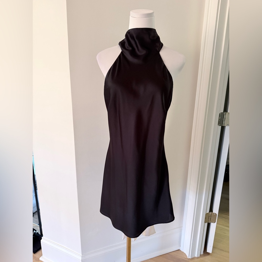 Show Me Your MuMu Black Backless Dress